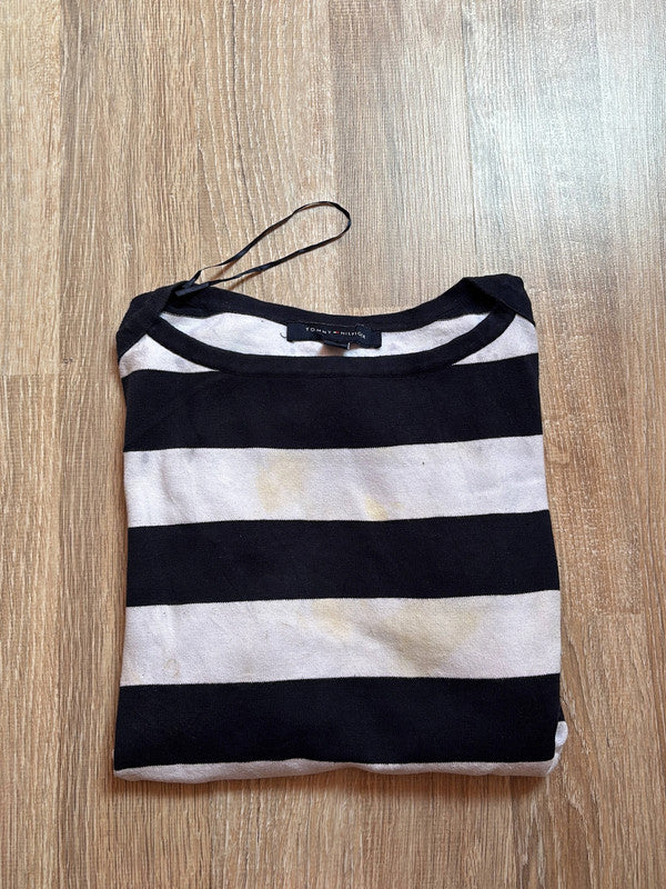 🛒Haut à manches longues rayé Tommy Hilfiger M🛒
