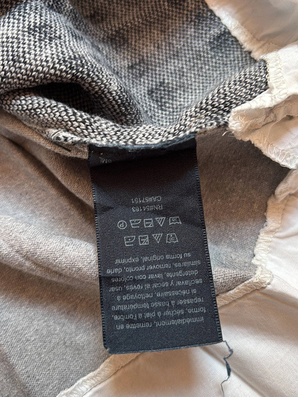 đź›’Pull sans manches gris et noir avec chemise blanche Tommy Hilfiger Sđź›’