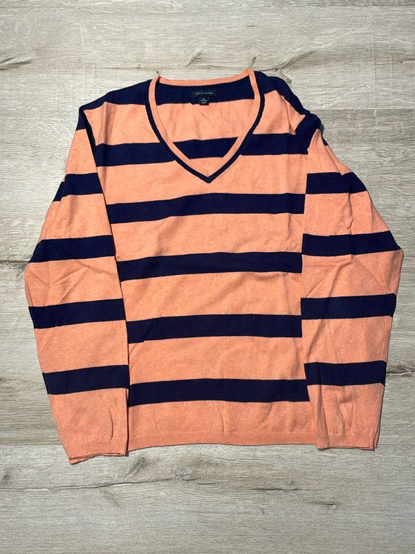 đź›’Pull Tommy Hilfiger XXL rayures Corail/Bleu Marineđź›’