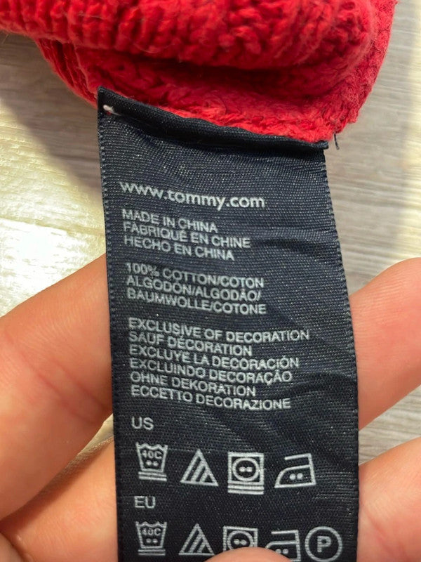 đź›’Sweat Ă capuche rouge Tommy Hilfiger Sđź›’