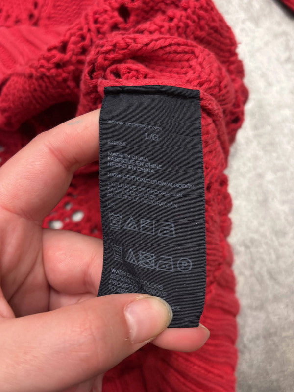 đź›’Pull Tommy Hilfiger Rouge Lđź›’