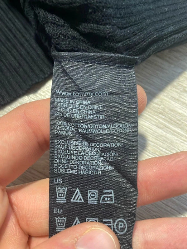 đź›’Pull noir Tommy Hilfiger taille Lđź›’