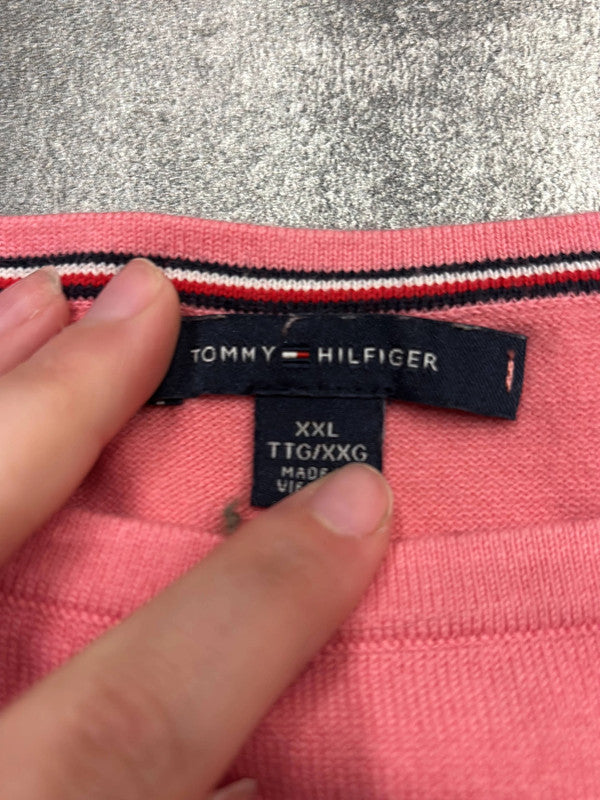 đź›’Pull Tommy Hilfiger Rose Taille XXLđź›’