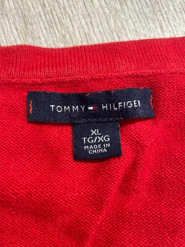 đź›’Pull Tommy Hilfiger Rouge XLđź›’