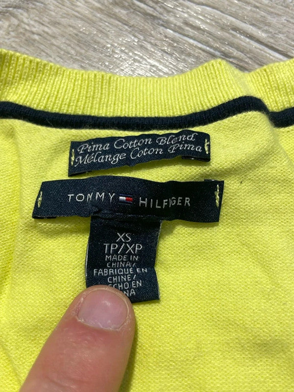 đź›’Pull Tommy Hilfiger Jaune Fluo XSđź›’