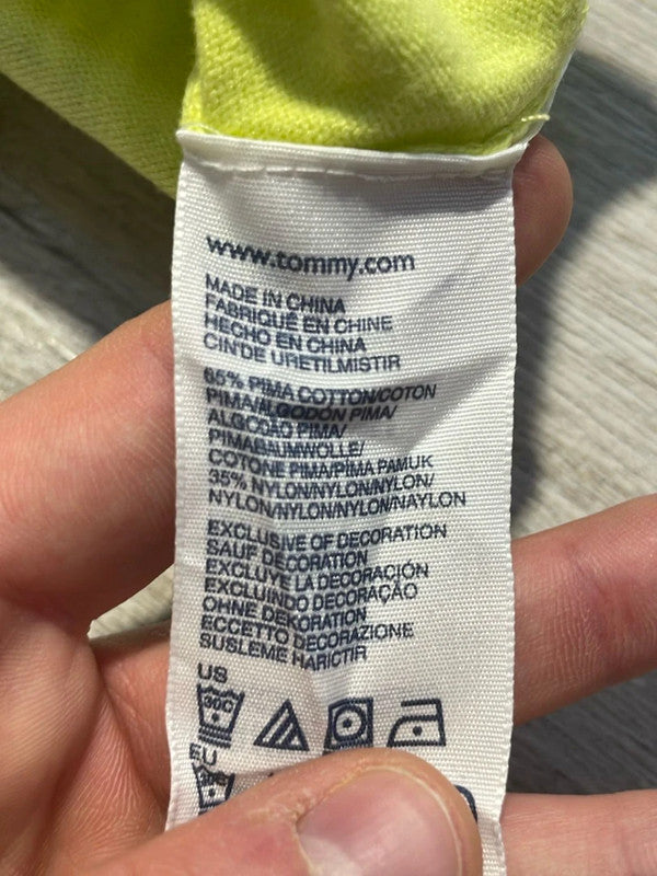 đź›’Pull Tommy Hilfiger Jaune Fluo XSđź›’