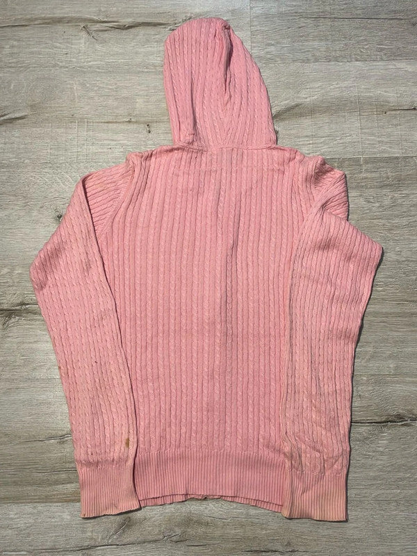 🛒Sweat à capuche zippé rose Tommy Hilfiger - Taille L🛒