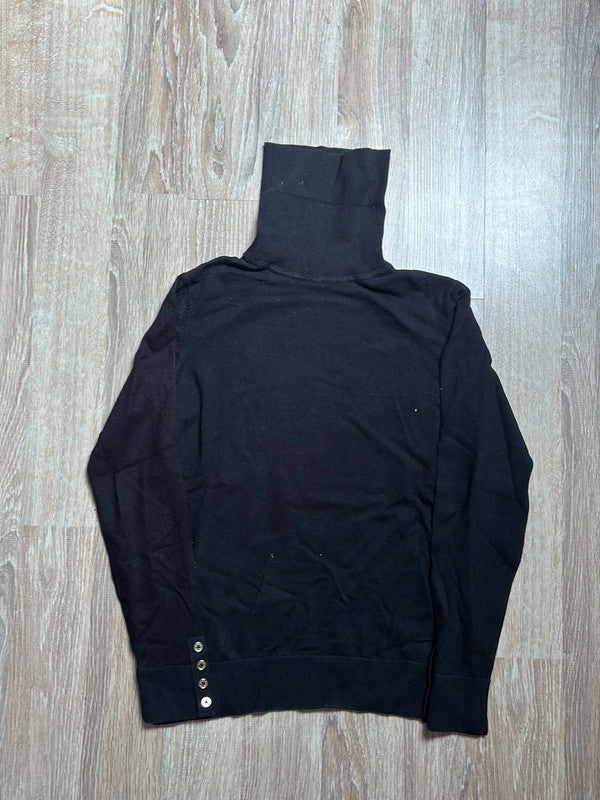 🛒Pull col roulé noir Tommy Hilfiger S🛒