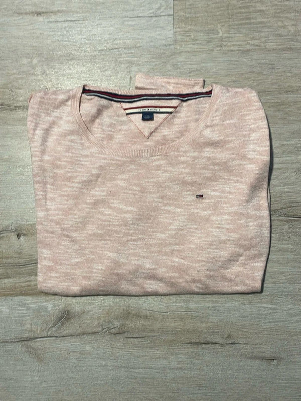 🛒Pull Tommy Hilfiger Rose poudré L🛒
