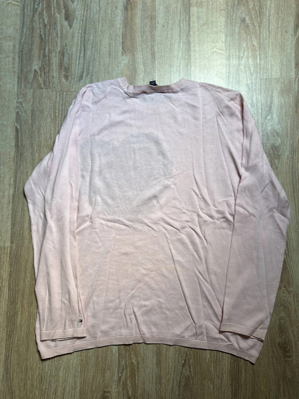 🛒Pull Tommy Hilfiger rose pâle taille L🛒