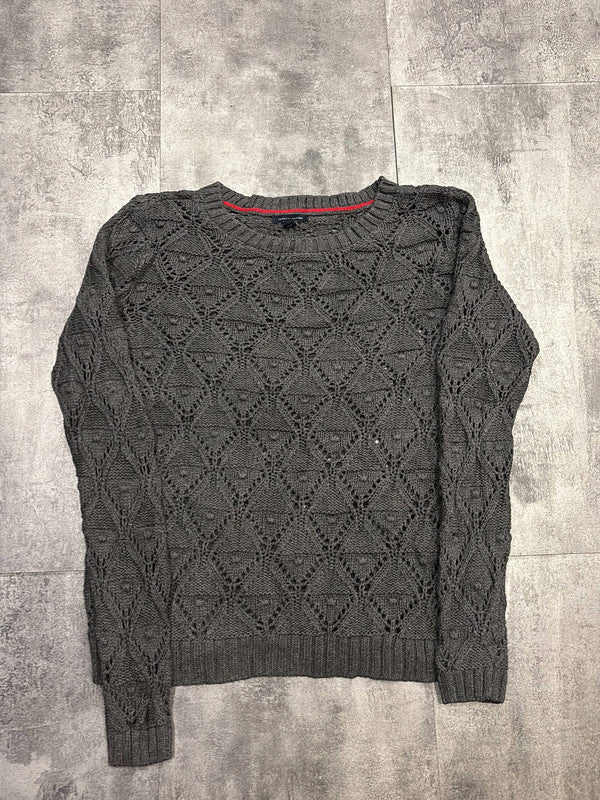 đź›’Pull Gris Tommy Hilfiger Taille Mđź›’