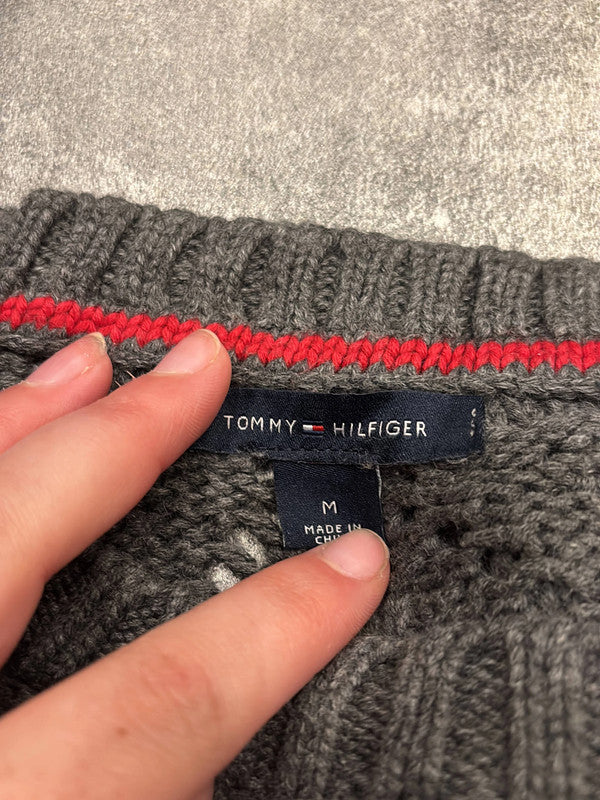 đź›’Pull Gris Tommy Hilfiger Taille Mđź›’