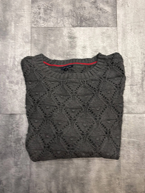 đź›’Pull Gris Tommy Hilfiger Taille Mđź›’