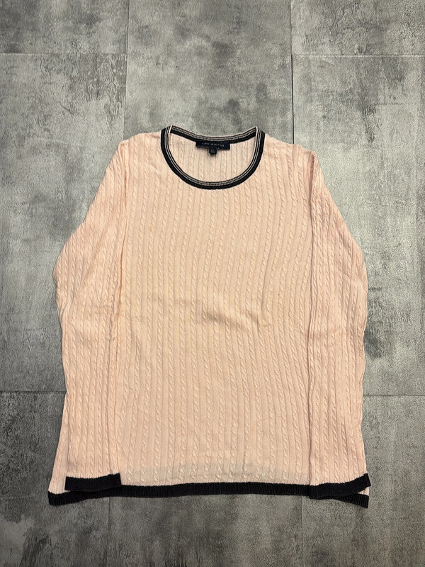 🛒Pull Tommy Hilfiger Rose poudré Taille L🛒