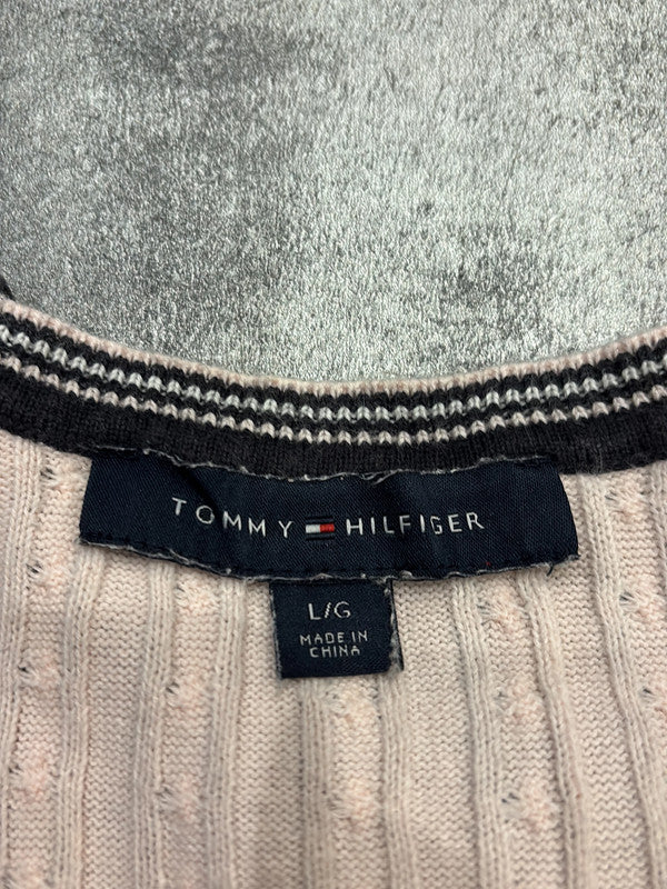 🛒Pull Tommy Hilfiger Rose poudré Taille L🛒
