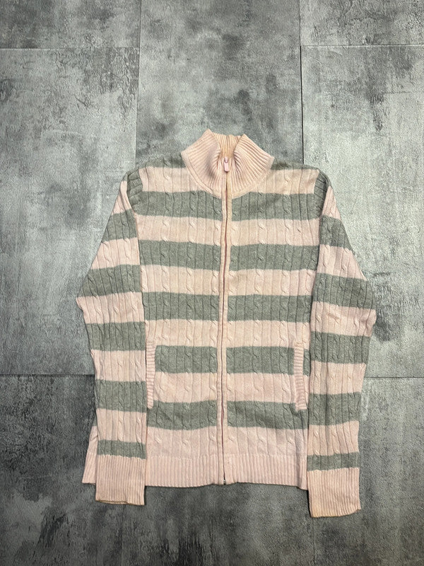🛒Gilet zippé rose et gris Tommy Hilfiger M🛒