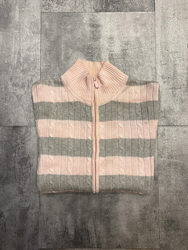🛒Gilet zippé rose et gris Tommy Hilfiger M🛒