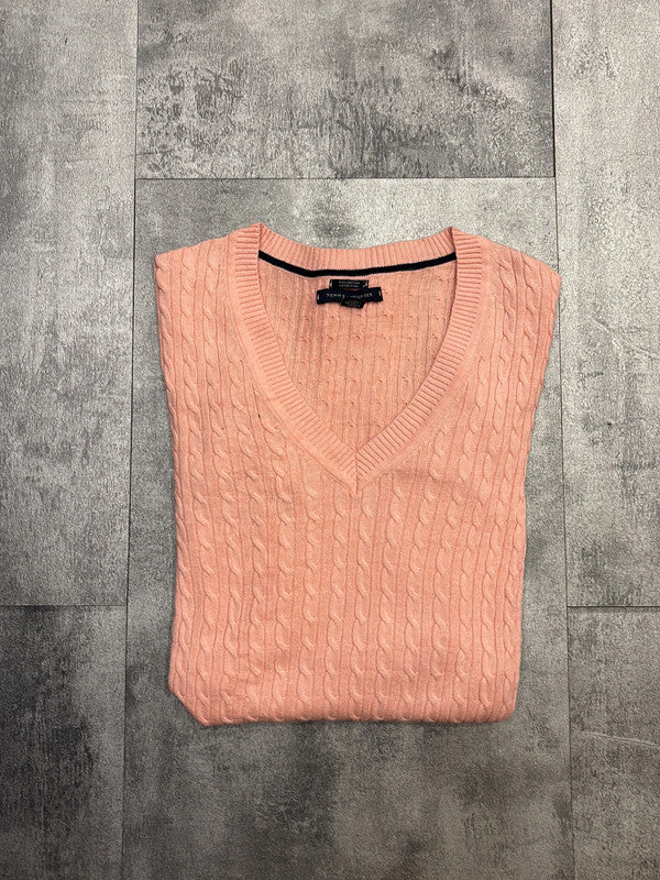 🛒Pull Tommy Hilfiger Rose poudré XS🛒