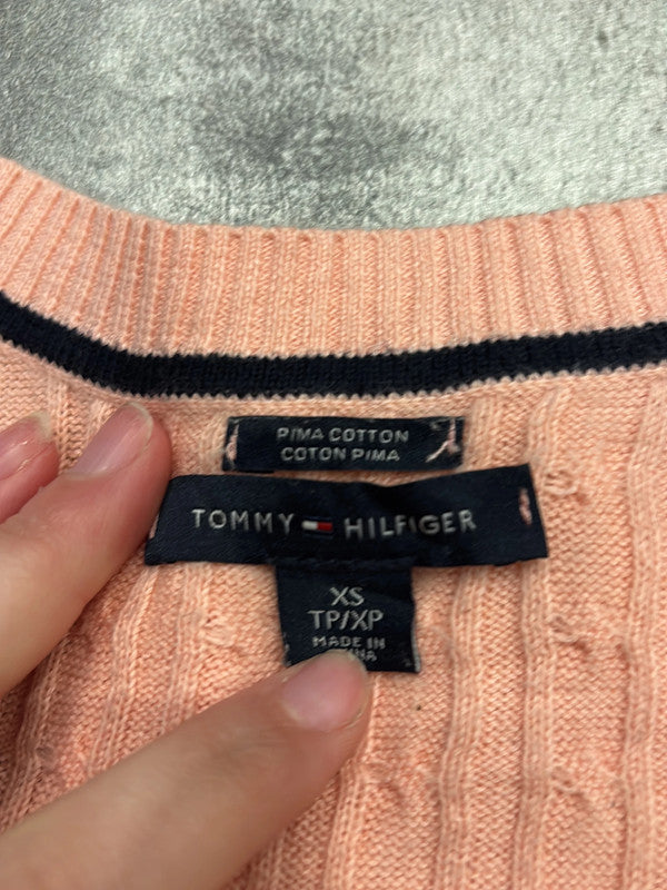 🛒Pull Tommy Hilfiger Rose poudré XS🛒