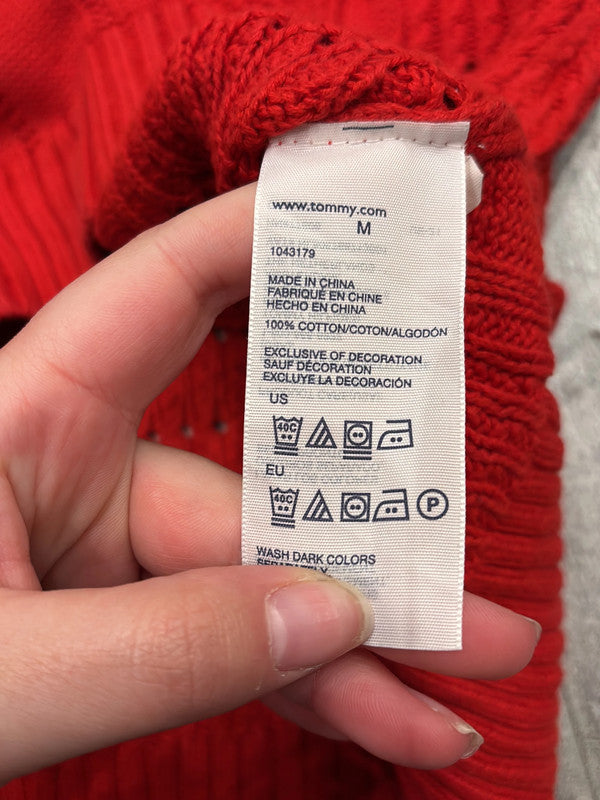 đź›’Pull Tommy Hilfiger Rouge Mđź›’