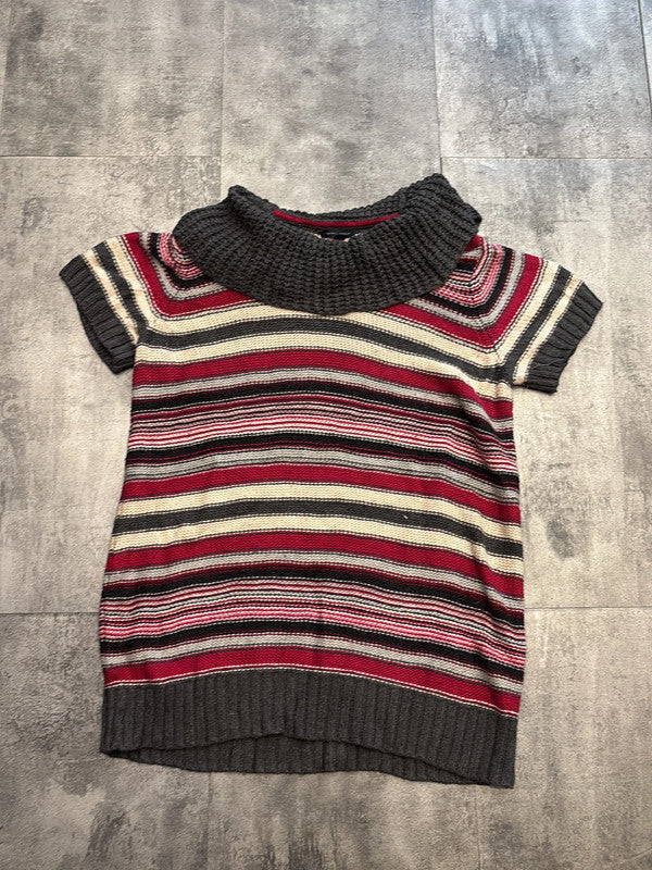 🛒Pull court rayé Tommy Hilfiger L🛒