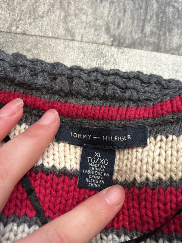 🛒Pull court rayé Tommy Hilfiger L🛒