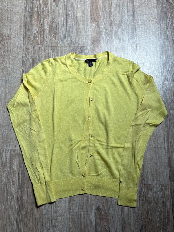 🛒Gilet boutonné jaune Tommy Hilfiger M🛒