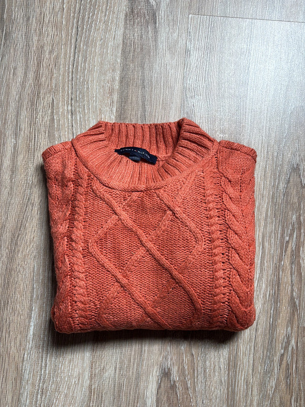 đź›’Pull court Tommy Hilfiger orange Sđź›’