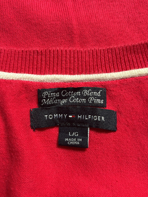 đź›’Pull Tommy Hilfiger Rouge Lđź›’