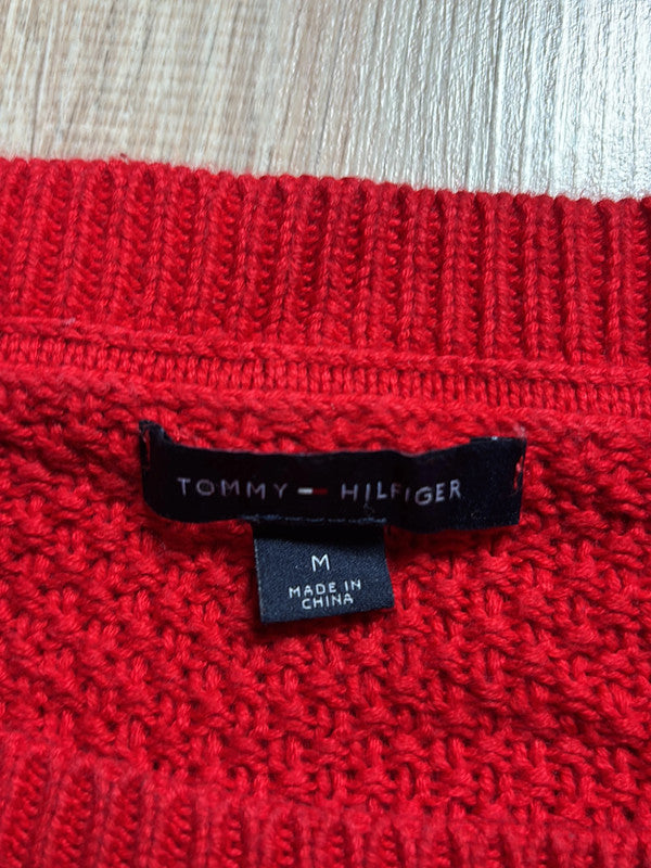 đź›’Pull Tommy Hilfiger Rouge Mđź›’