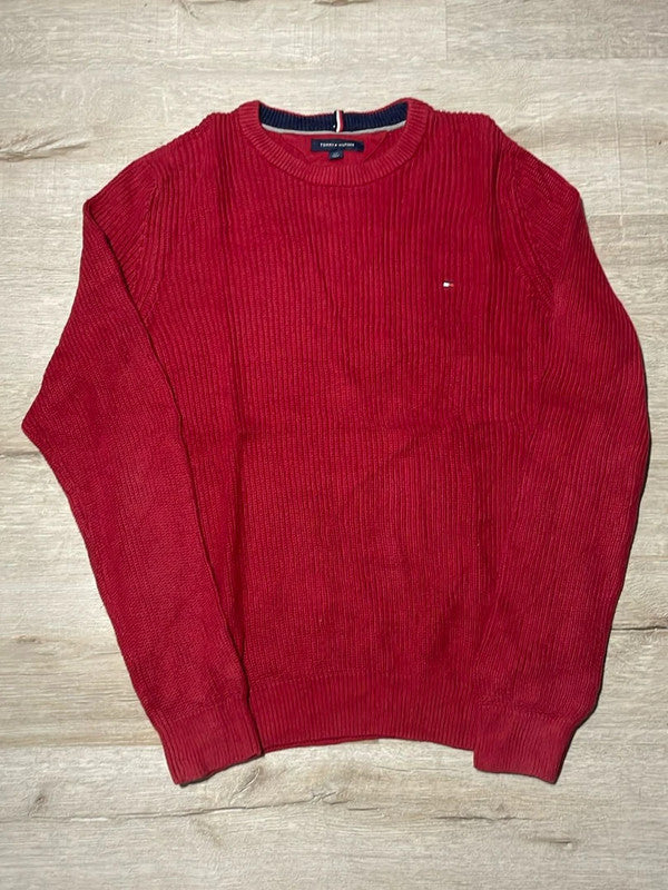 đź›’Pull Tommy Hilfiger Rouge Lđź›’