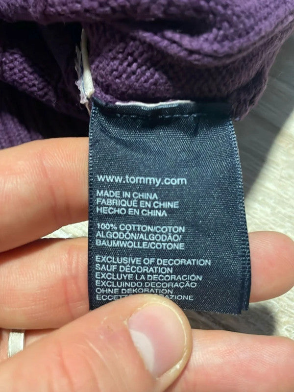 đź›’Pull Tommy Hilfiger Violet Taille Sđź›’