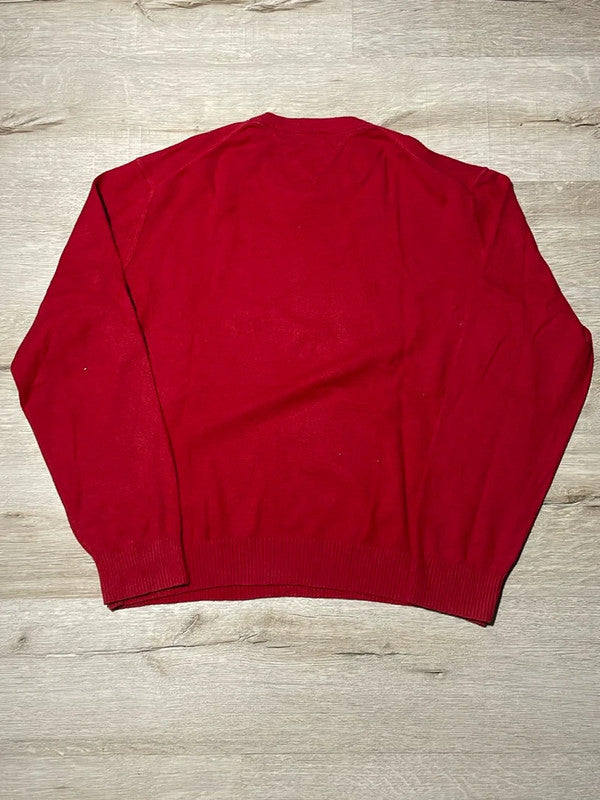 đź›’Pull Tommy Hilfiger Rouge Taille XXLđź›’