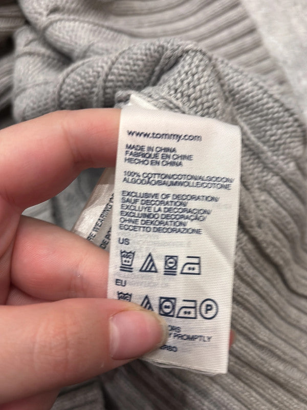 đź›’Pull Gris Tommy Hilfiger Taille Mđź›’