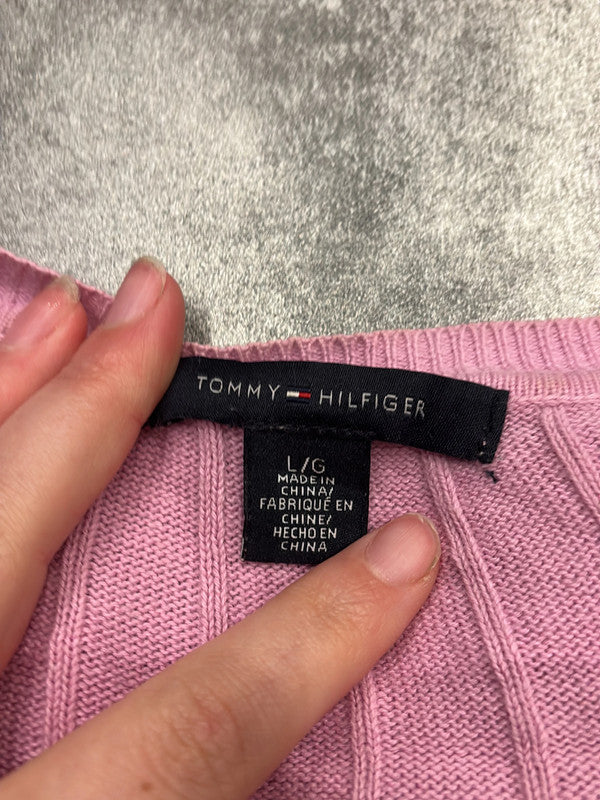 đź›’Pull rose Tommy Hilfiger taille Lđź›’