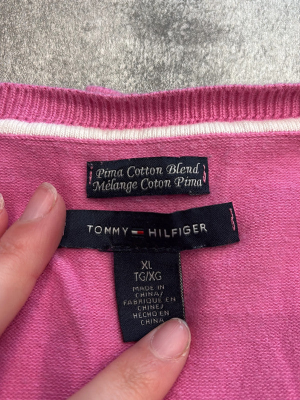 đź›’Pull rose Tommy Hilfiger Taille XLđź›’