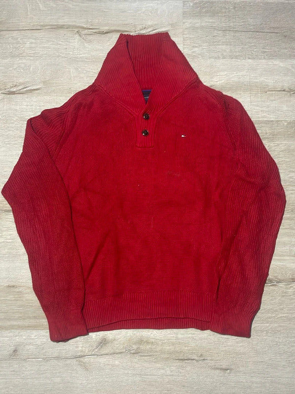 đź›’Pull Tommy Hilfiger Rouge Lđź›’
