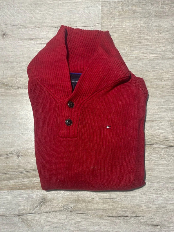 đź›’Pull Tommy Hilfiger Rouge Lđź›’