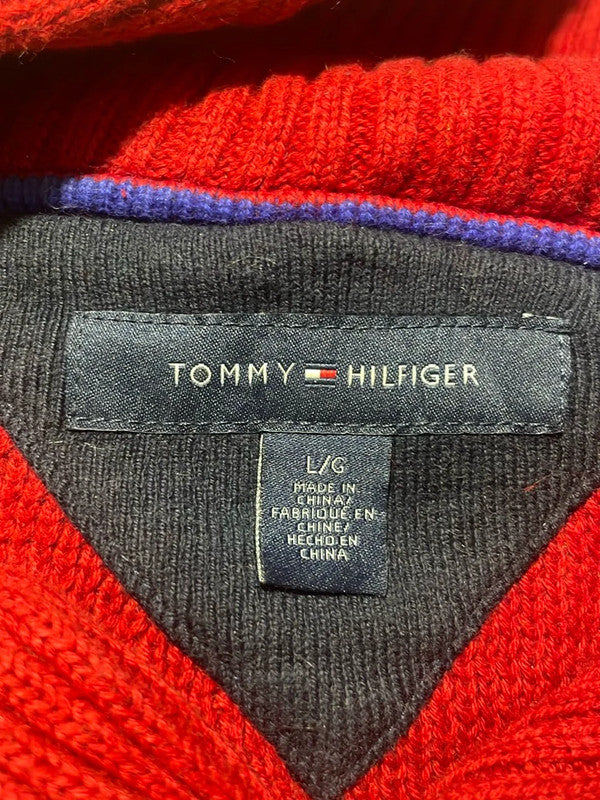 đź›’Pull Tommy Hilfiger Rouge Lđź›’