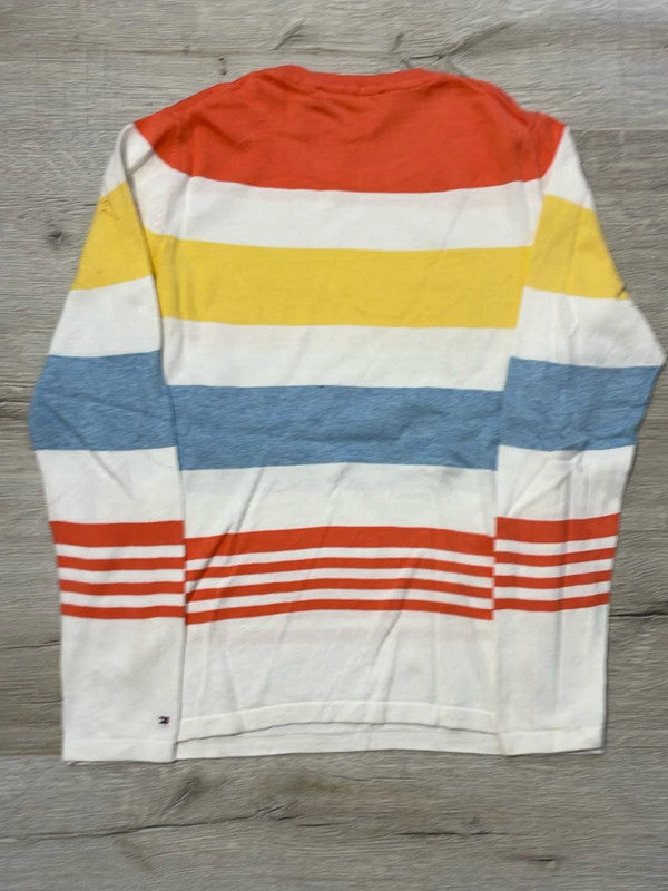 🛒Pull Tommy Hilfiger rayures colorées S🛒
