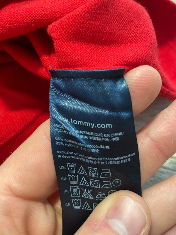 đź›’Pull Tommy Hilfiger Rouge Lđź›’