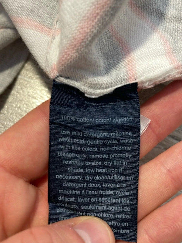 đź›’Pull Tommy Hilfiger rayures roses et grises Lđź›’