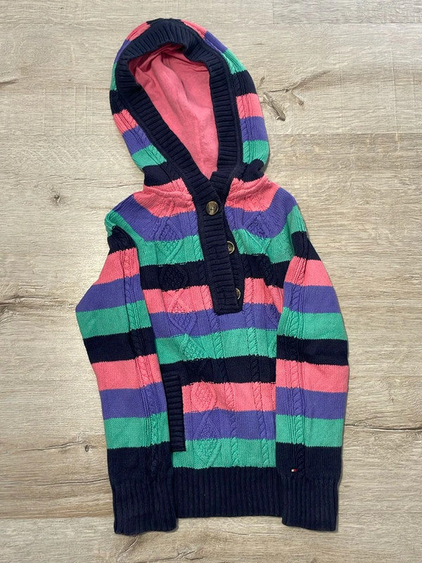 🛒Sweat à capuche rayé Tommy Hilfiger M🛒