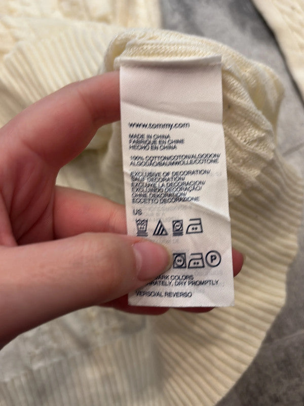 🛒Pull Blanc Crème Tommy Hilfiger Taille XXXL🛒