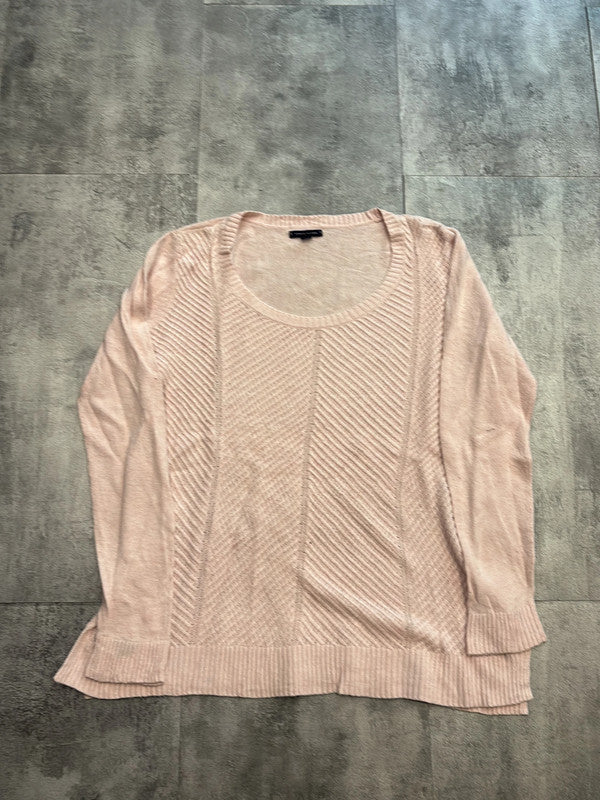 🛒Pull Tommy Hilfiger Rose Pâle Taille L🛒