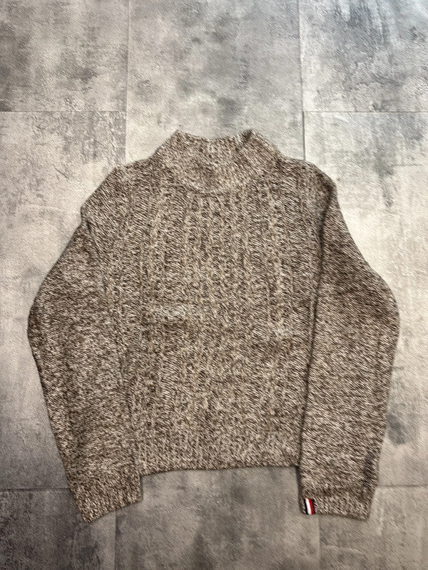 đź›’Pull Tommy Hilfiger Marron et Blanc Taille Mđź›’
