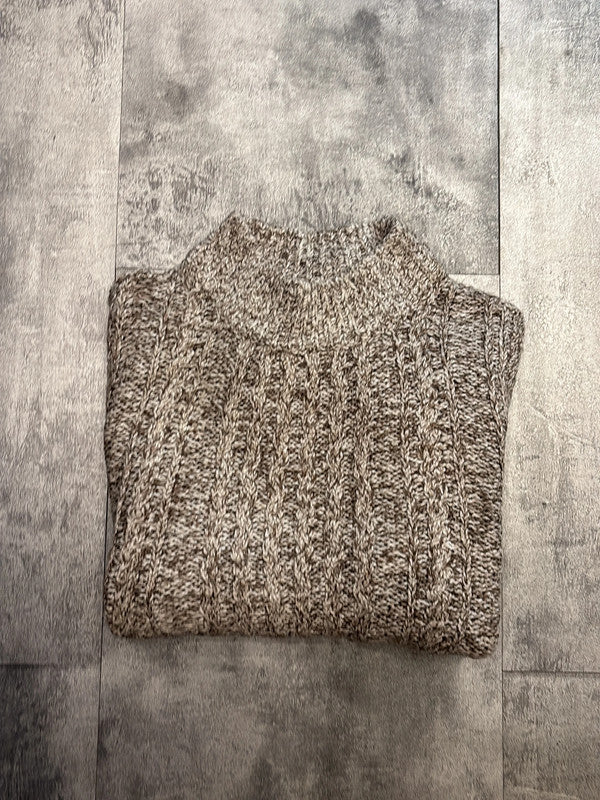 đź›’Pull Tommy Hilfiger Marron et Blanc Taille Mđź›’