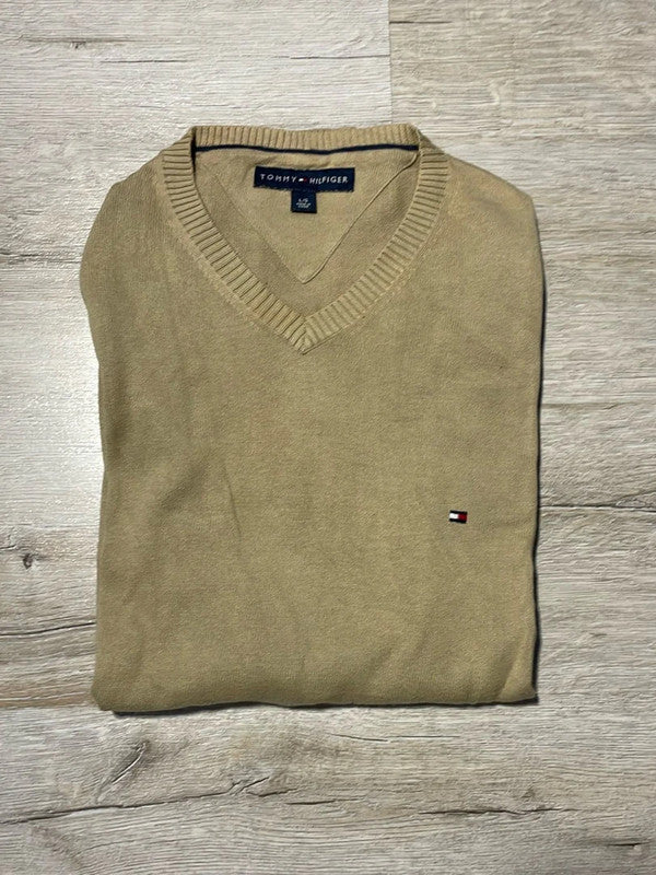 đź›’Pull col V Tommy Hilfiger Taille Lđź›’