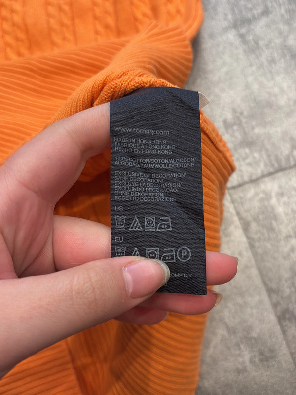 đź›’Pull orange Tommy Hilfiger taille Sđź›’