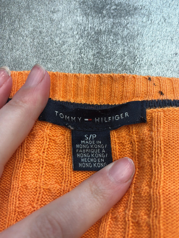 đź›’Pull orange Tommy Hilfiger taille Sđź›’